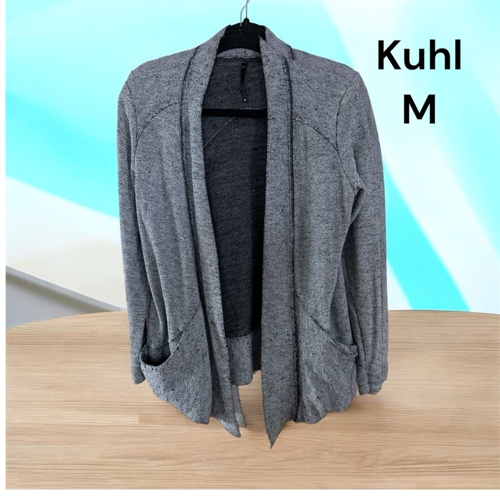 ❤️Kuhl Women's Heather Gray Cardigan